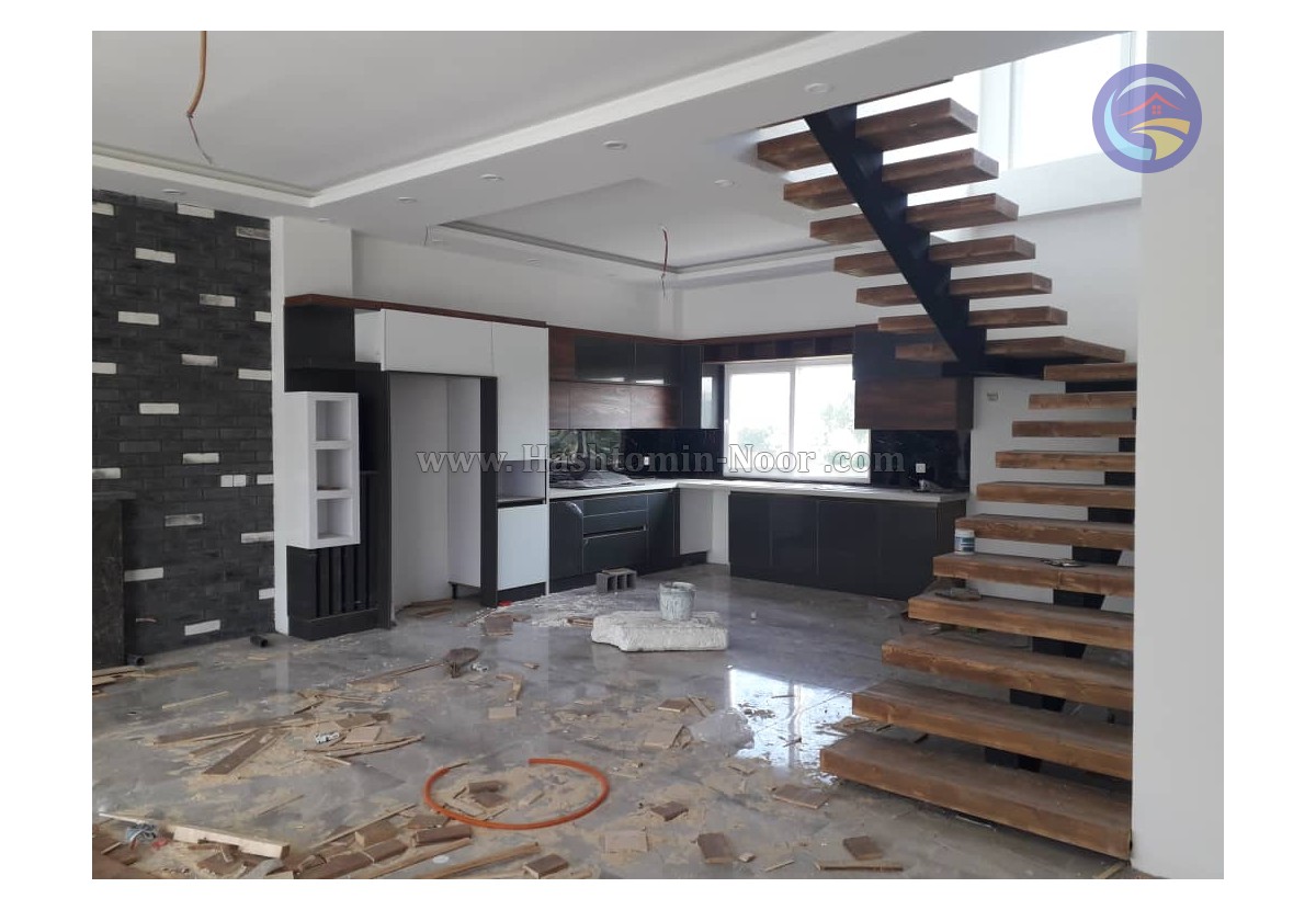 دوبلکس نما مدرن با سند و استخر چهار فصل نور